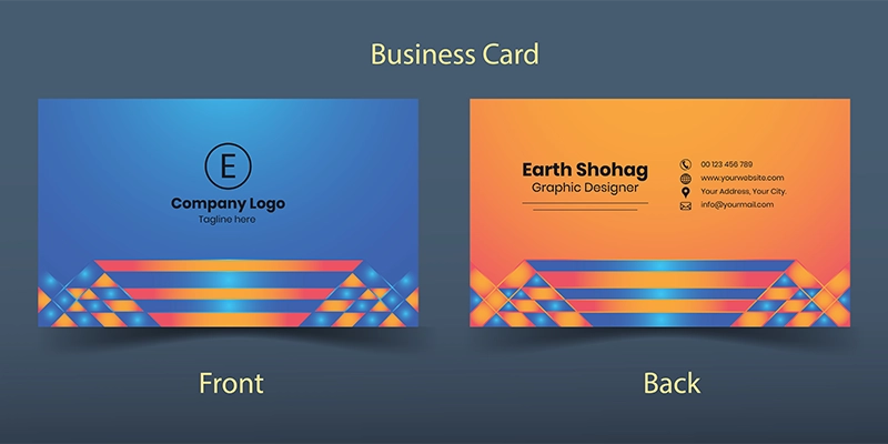 Business Card Size and Layout