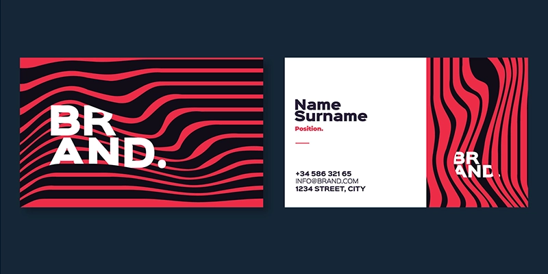 Business Card Typography
