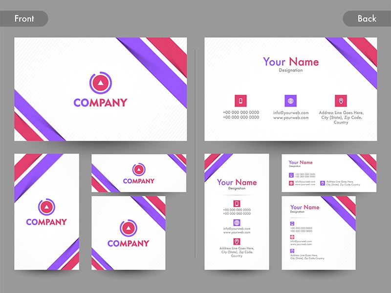 Business Card layout and Dimensions