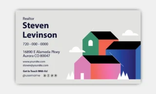 Real Estate Business Card Front