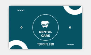 Dentist Business Card Standard Back