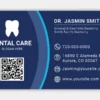 Dentist Business Card Standard Front