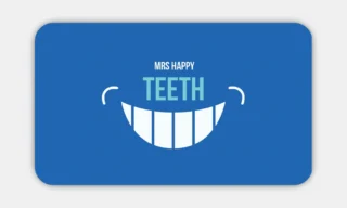 Dentist Business Card Rounded Back