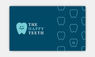 Dentist Business Card Standard Back