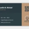 Lawyer Business Cards Rounded Front