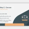 Lawyer Business Cards Standard Front