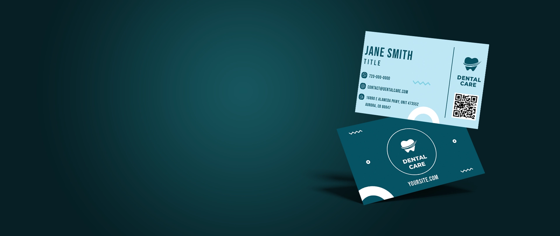 Dentist Business Cards Denver