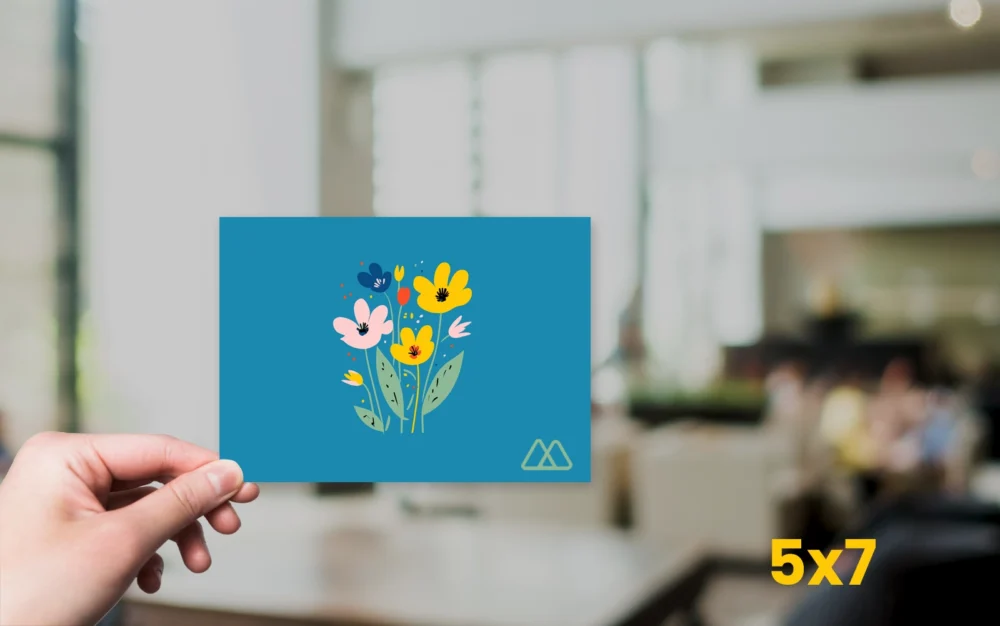 5x7 Medium Postcards size