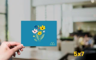 5x7 Medium Postcards size