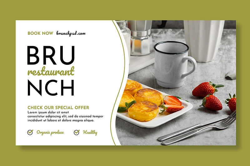 6×9 Menu Showcase Postcards