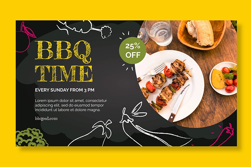 Seasonal Restaurant Postcard Campaigns